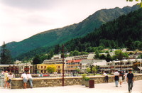 The mountains surrounding Queenstown