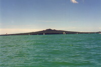 Rangitoto from a kayak