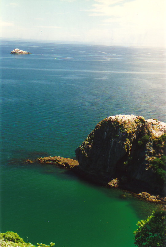 Die Aussicht von Green Island