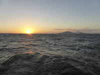 Sunset over Lago de Nicaragua