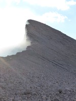 The crater rim