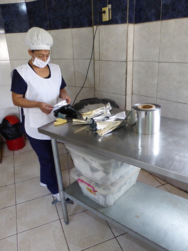 All the chocolate is packaged up by hand