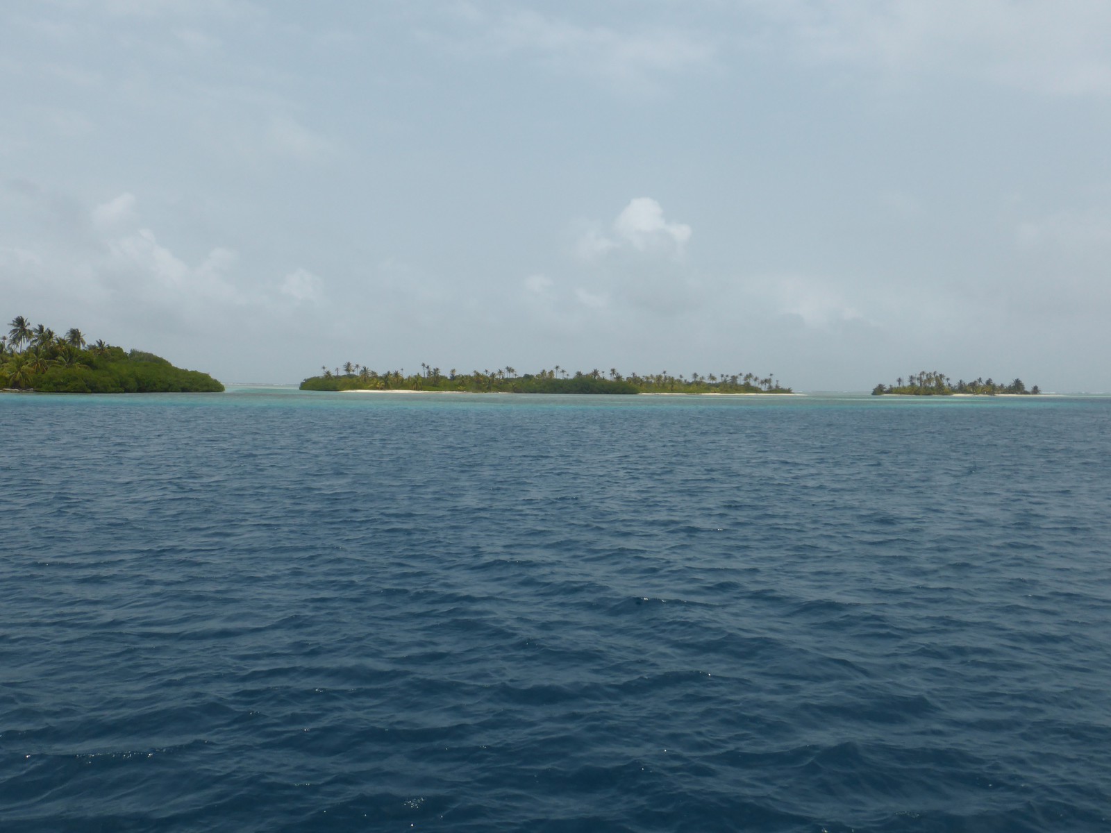 Some of the pretty islands of the Cayos Holandeses