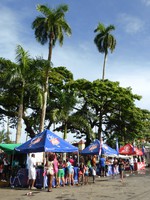 Parque Simón Bolívar in Bocas del Toro town