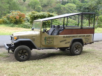 The Jeep in which we toured the area around Boquete