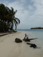 Another pretty beach in the Cayos Holandeses