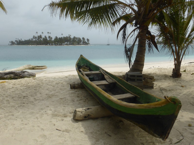 One of the Kuna's canoes