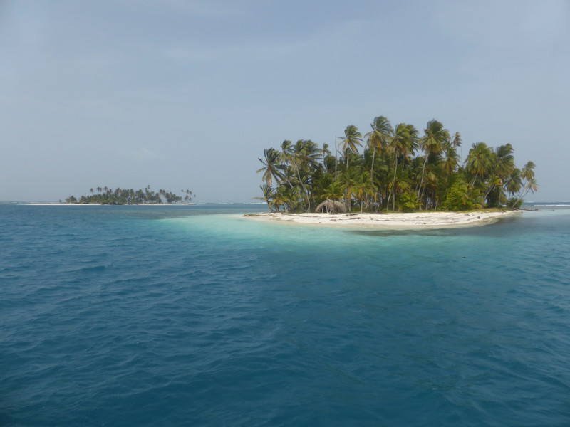 The view from our anchorage in the Cayos Coco Banderos