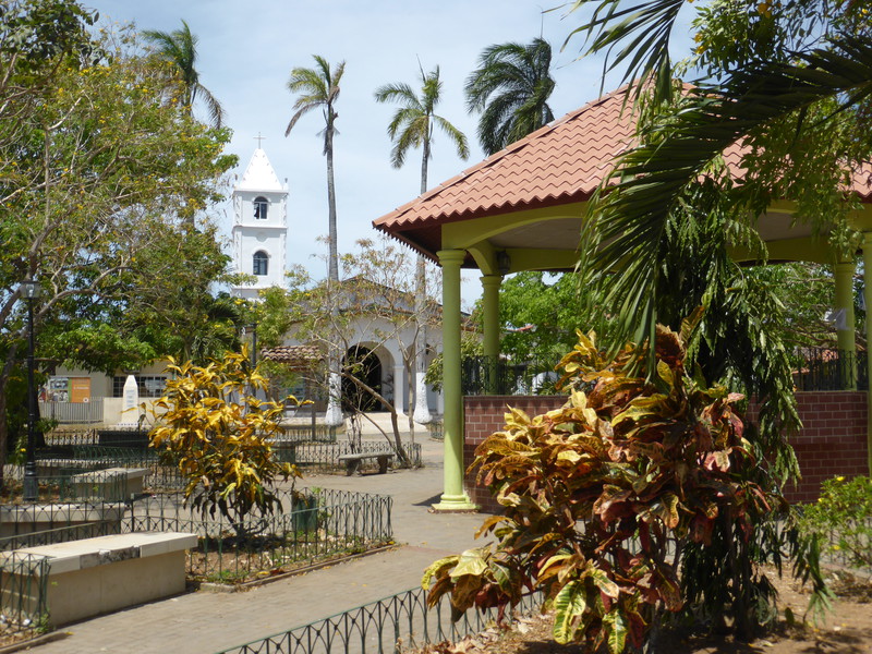 The main square in Pedasí