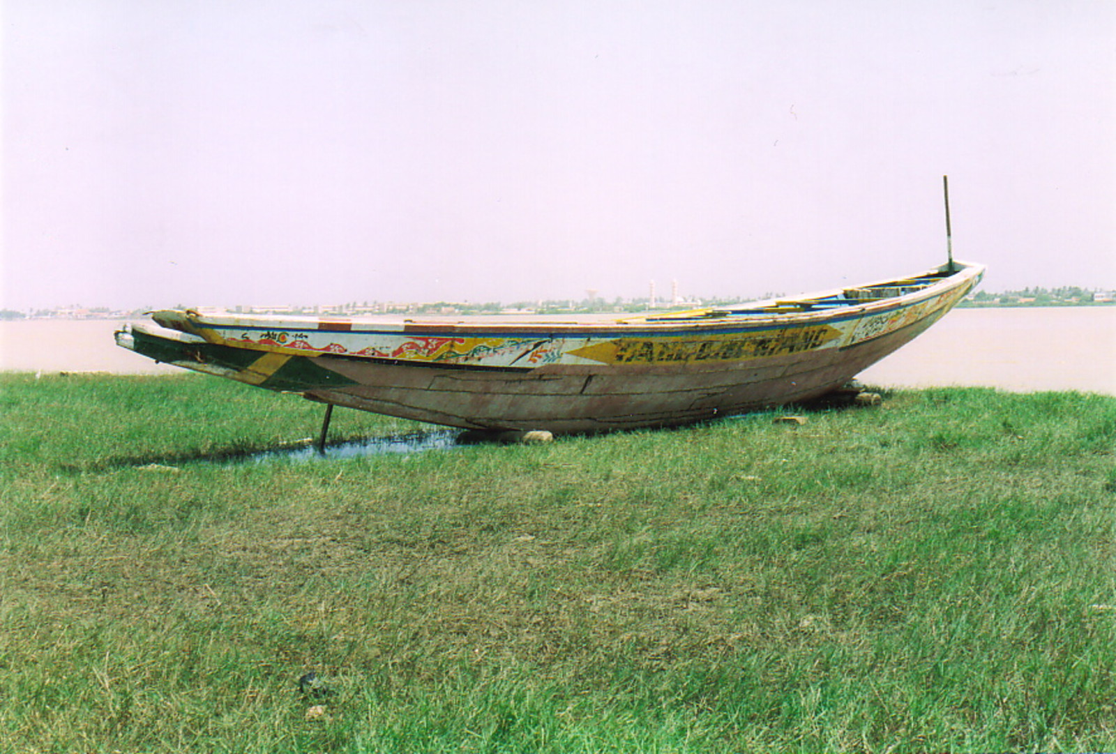 A fisherman's pirogue in the River Senegal
