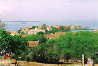 A view over the rooftops of Île de Gorée