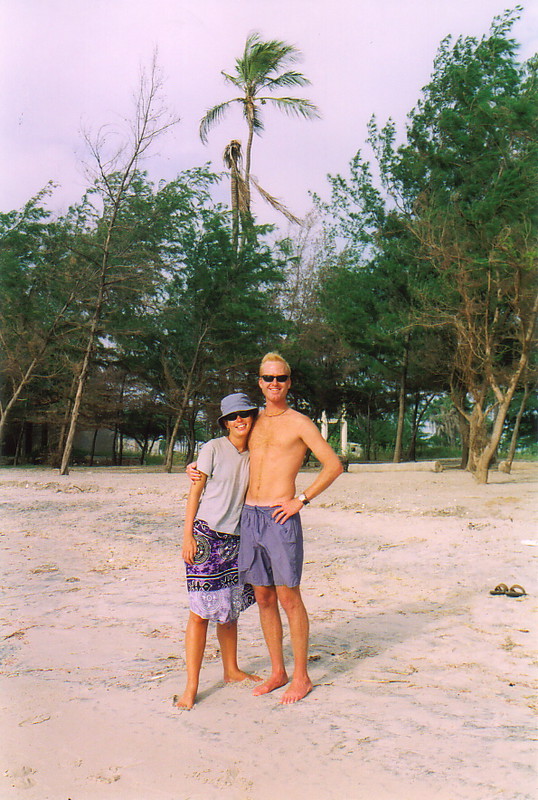 Jeremy and Sarah on Pamlarin beach