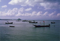 Fishing boats at Na Thon