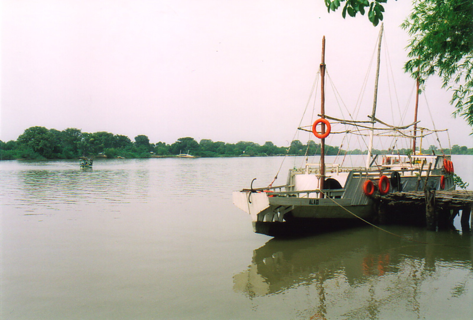 The River Gambia from Jangjang Bureh Camp