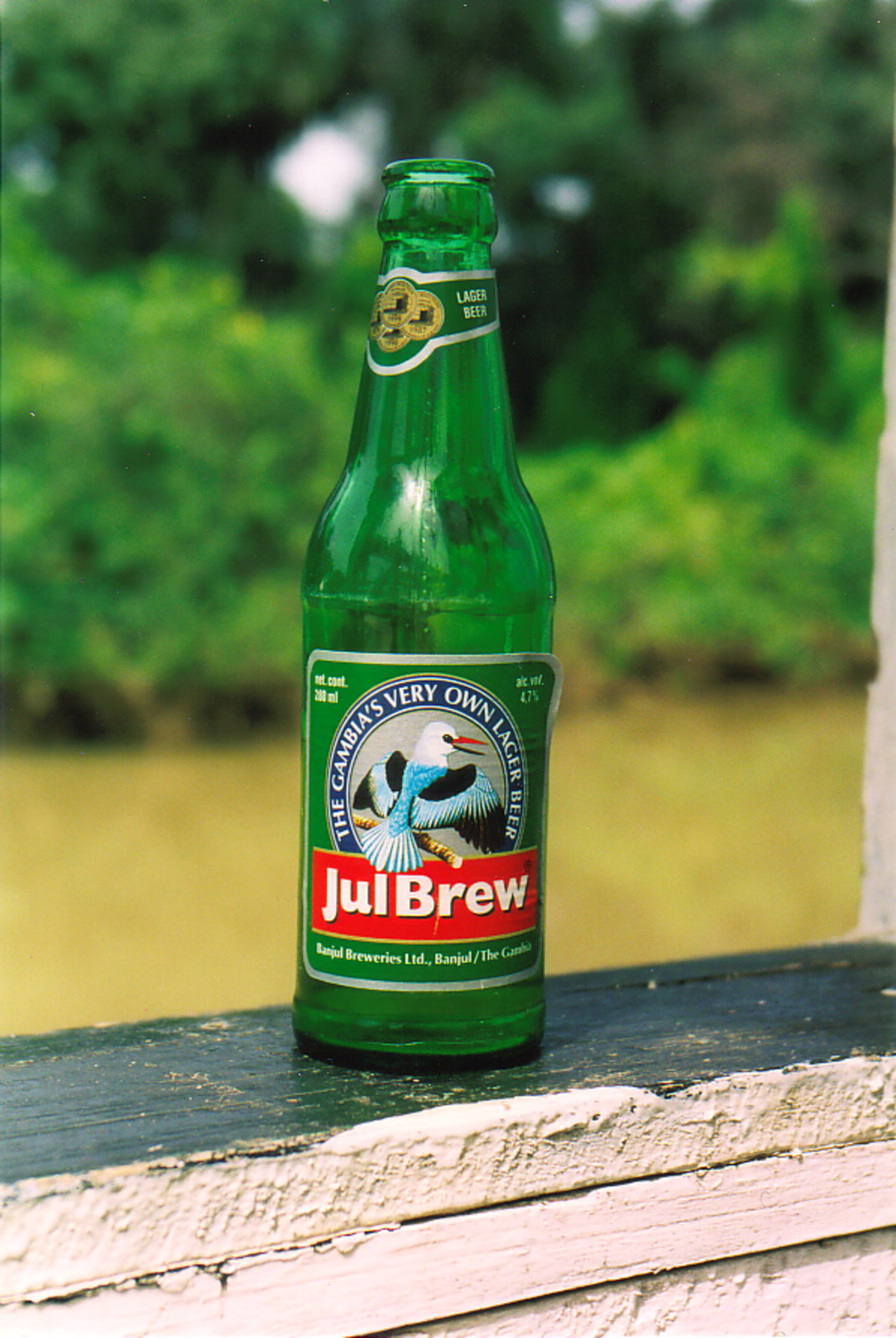 A bottle of Julbrew beer